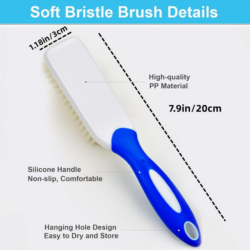 3 個ロングハンドル超ソフト毛クリーニングブラシランダムカラ - Shoe Cleaning Brush のレビューと価格