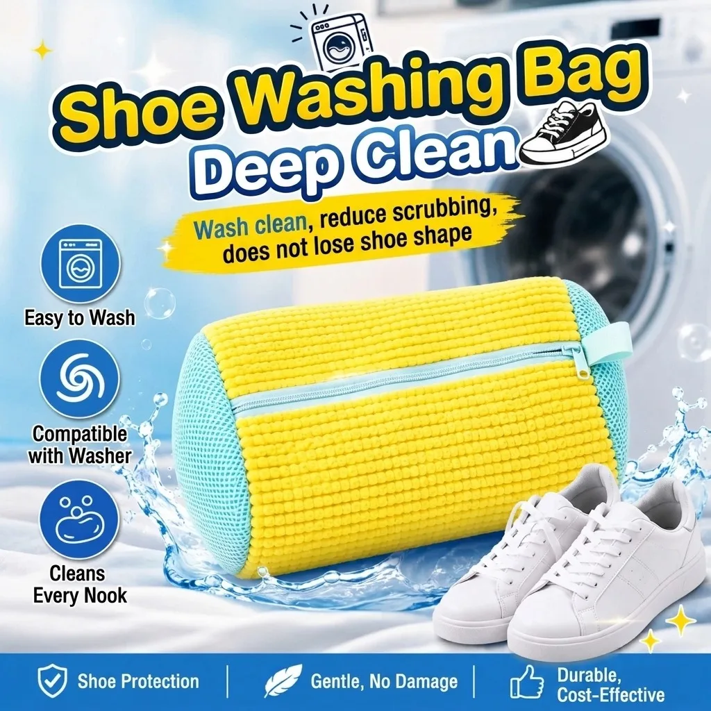 ふわふわファイバー360 °   シューズ洗濯用バッグ -  - Shoe Cleaner のレビューと価格